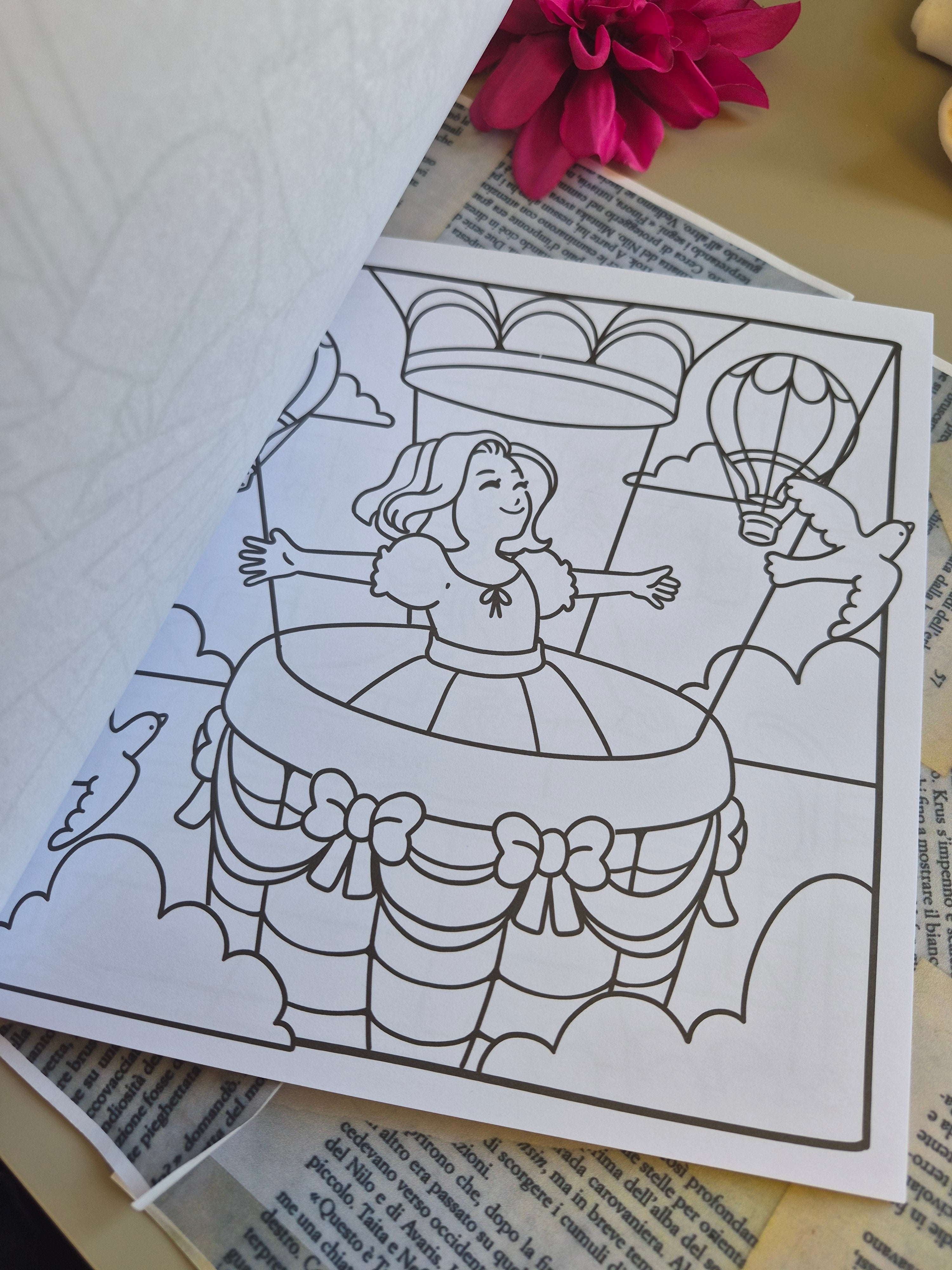 Corajosas - Livro para colorir