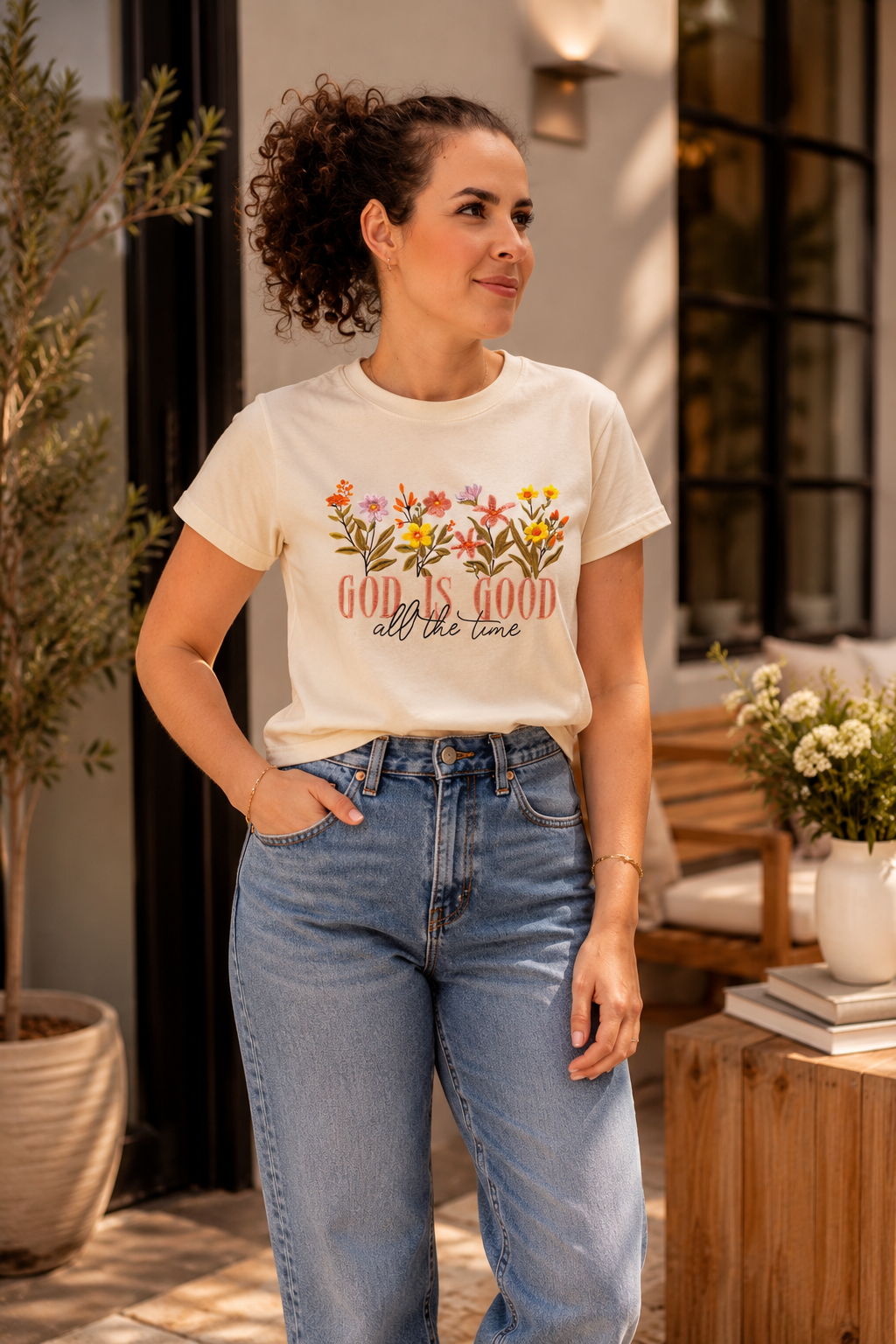 T shirt - God is good