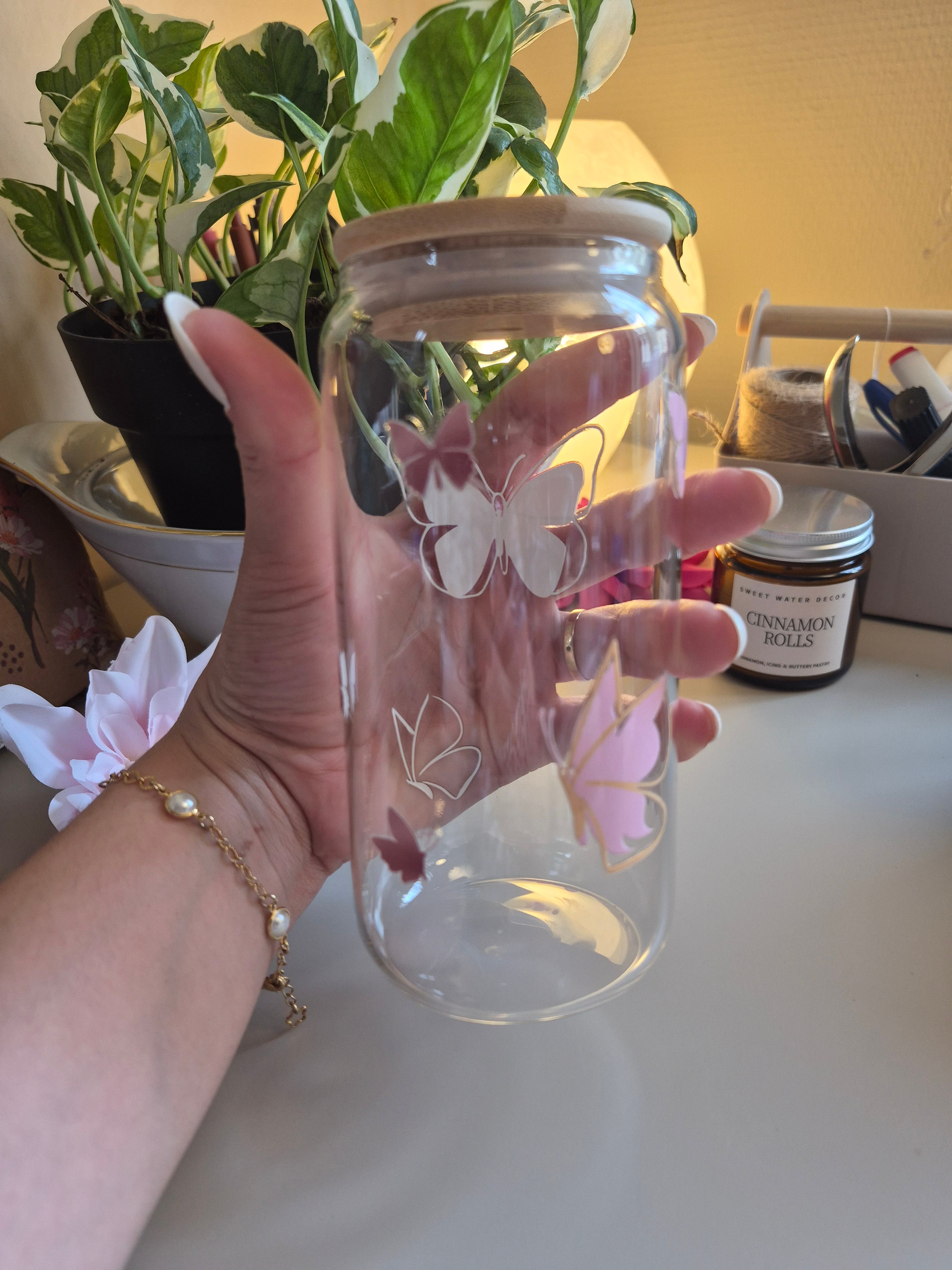 Copo Jardim de Borboletas 470ml