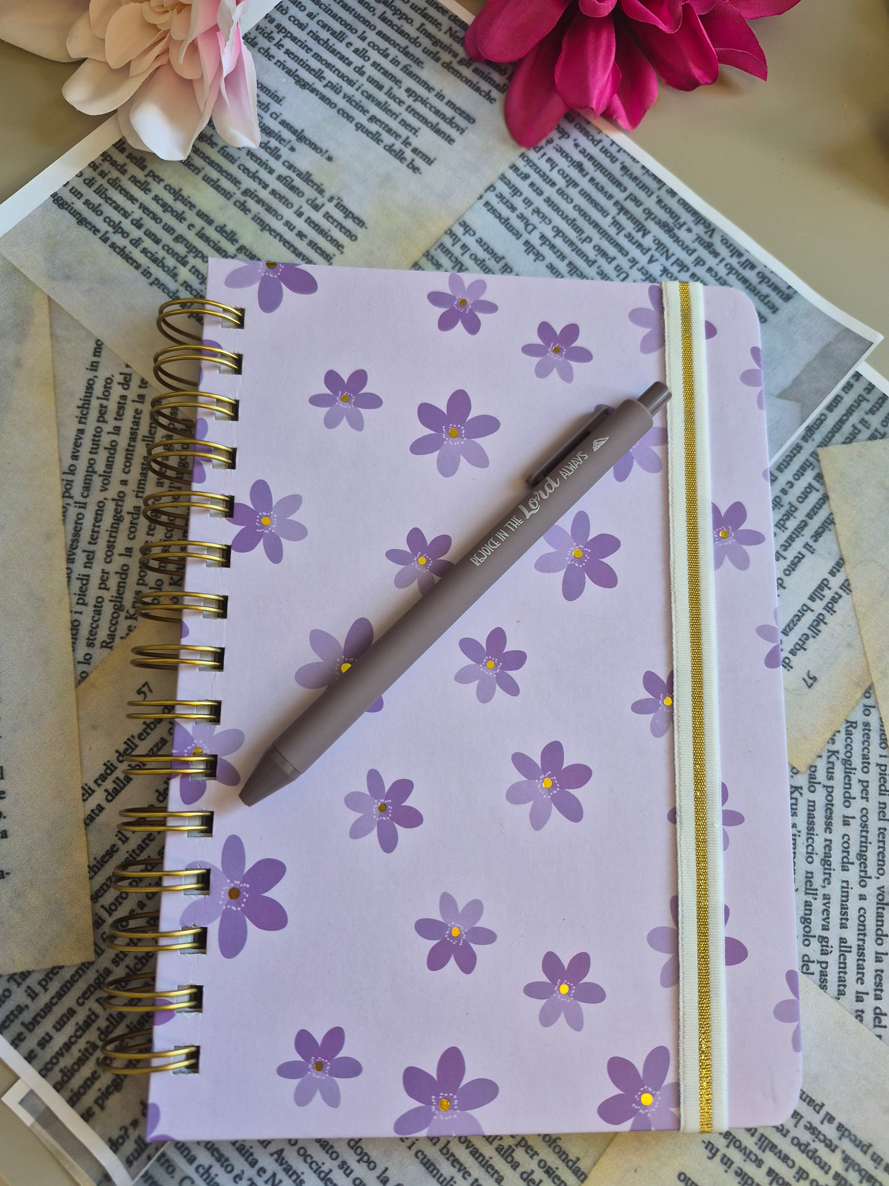 Diário de Devocionais - Capa Floral