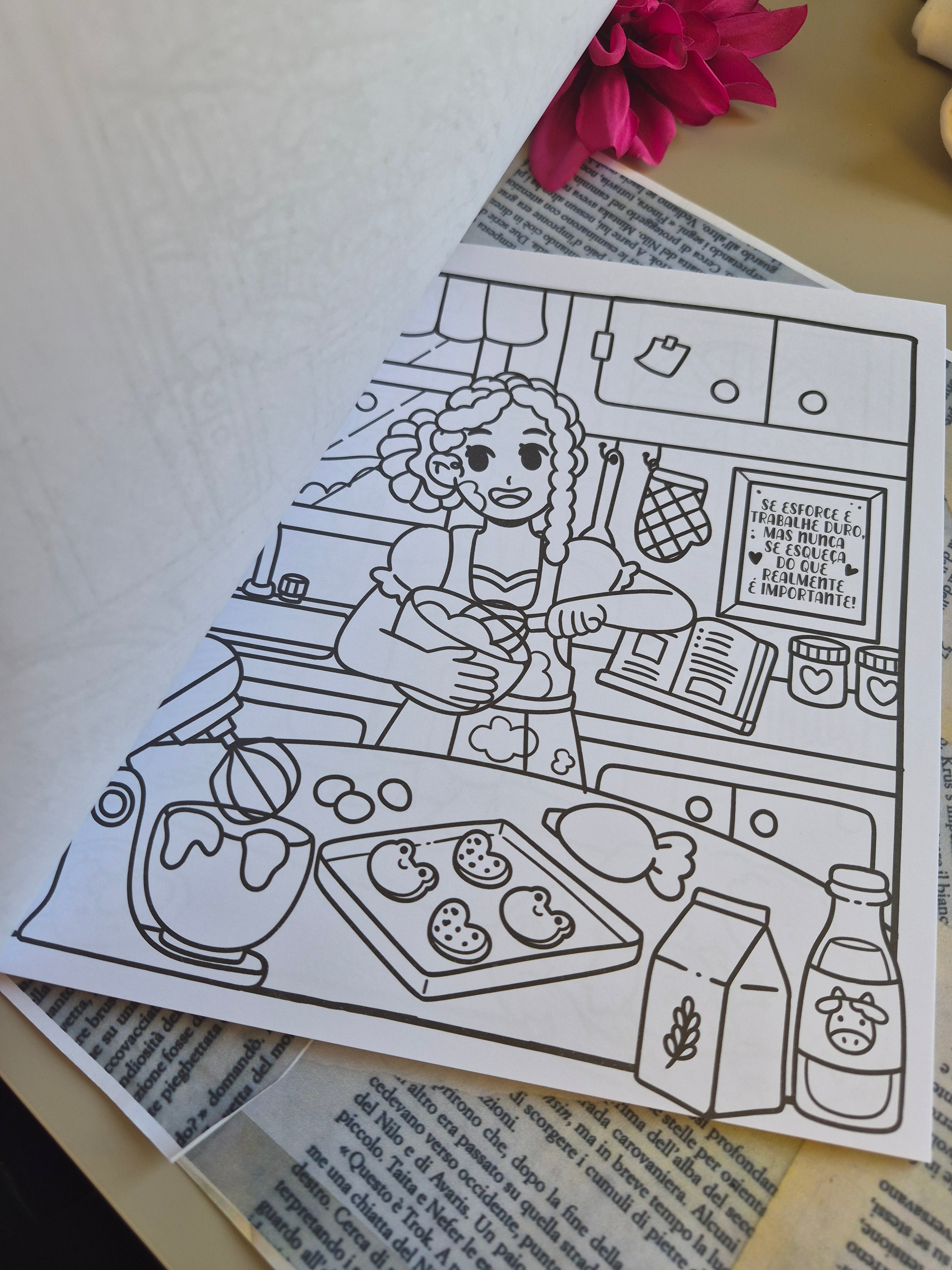 Corajosas - Livro para colorir